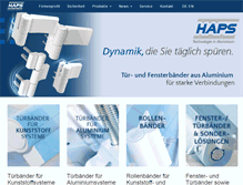 Tablet Screenshot of haps.de